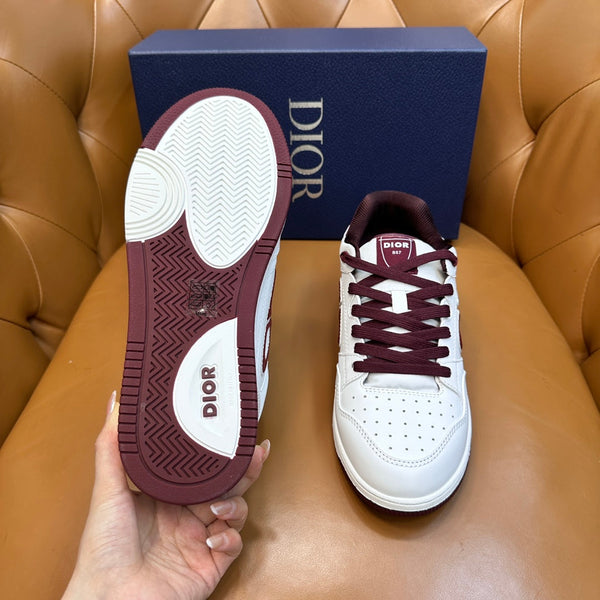 CD B57 Sneaker White Red Cowhide 749443