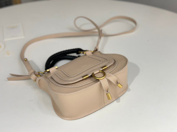 Chloe Marcie Small Bag 21cm Light Beige Calfskin