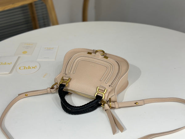 Chloe Marcie Small Bag 21cm Light Beige Calfskin