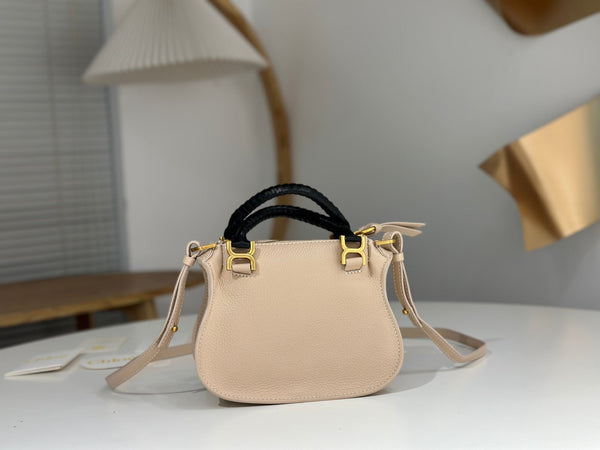 Chloe Marcie Small Bag 21cm Light Beige Calfskin