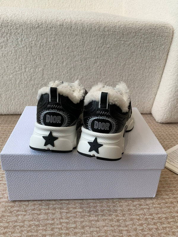 CD Chrono Sneaker In Black Mesh Fabric 998702