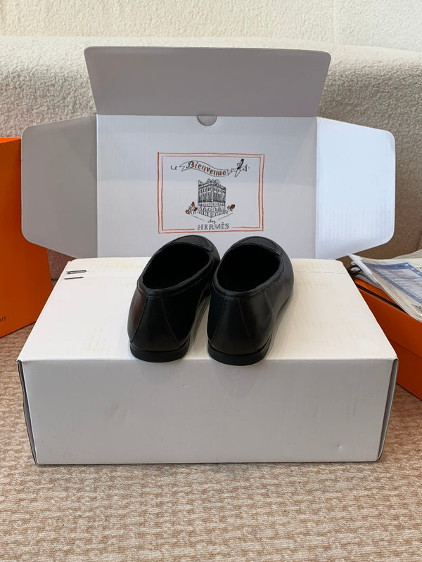 HM Julia Loafer In Black Lambskin 997929