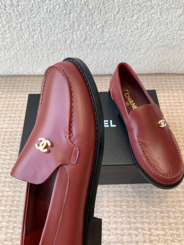 CC 25S Loafer Dark Red Calfskin