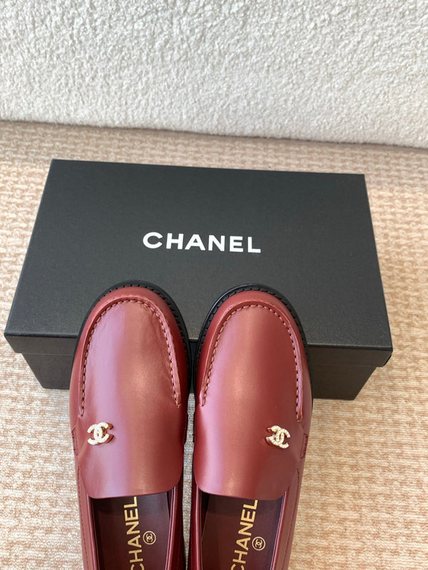 CC 25S Loafer Dark Red Calfskin