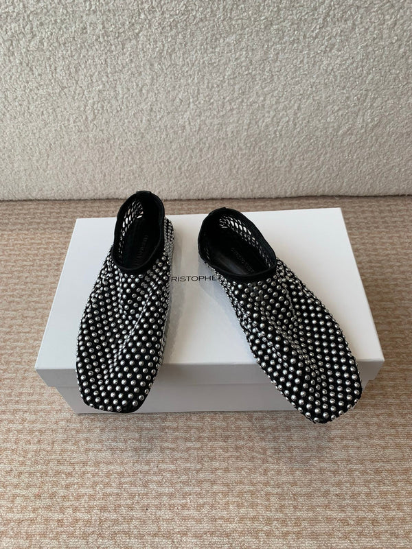 Ballerine CL 25 Nero Argento Mesh Hot Diamond 345530