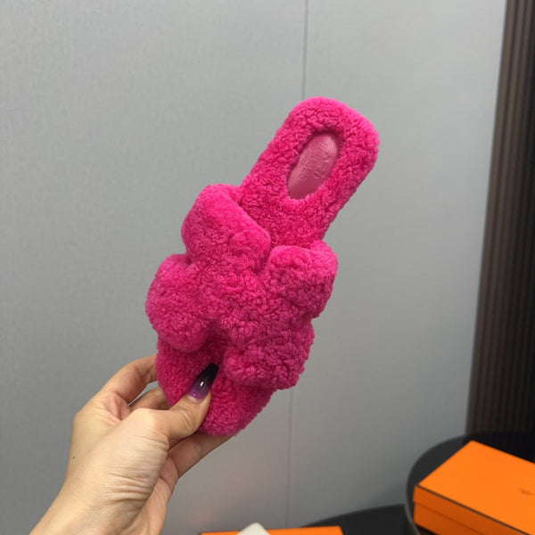 HM Oran Sandal Deep Pink Wool 952310