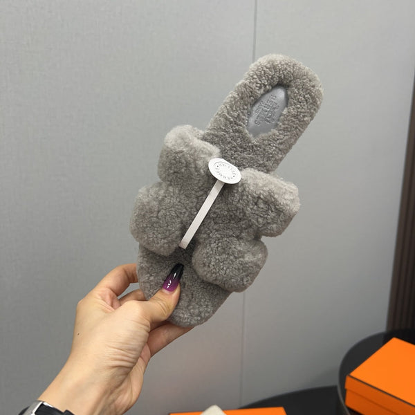 HM Oran Sandal Grey Wool 952314