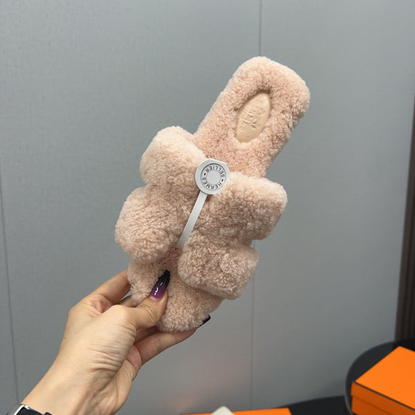 HM Oran Sandal Coral Pink Wool 952338