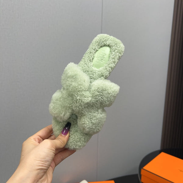 HM Oran Sandal Light Olive Wool 952320