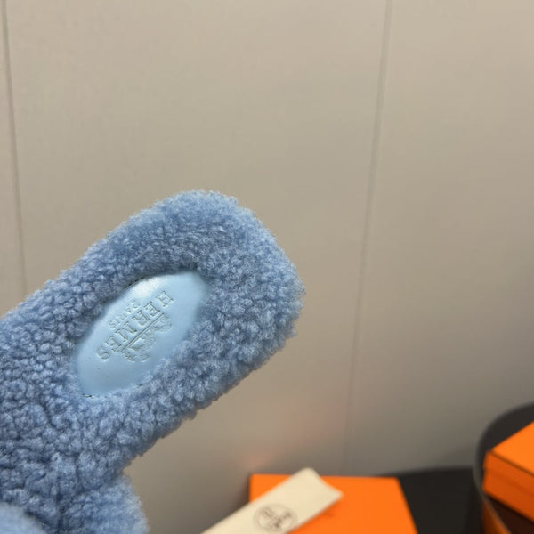 HM Oran Sandal Light Blue Wool 952322