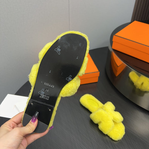 HM Oran Sandal Yellow Wool 952336