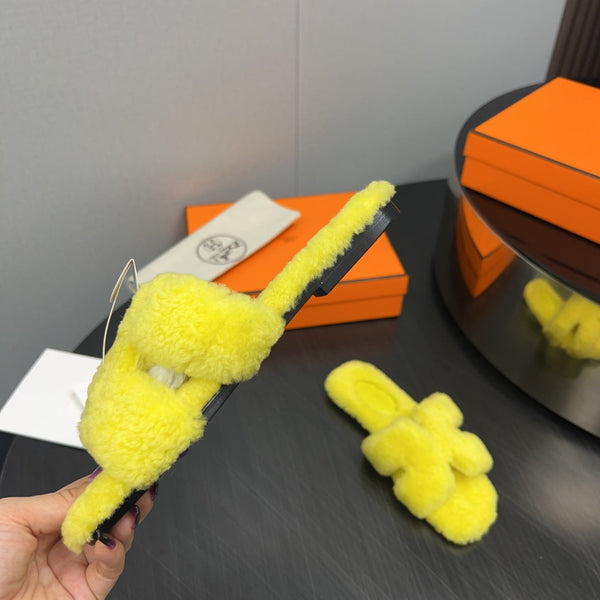 HM Oran Sandal Yellow Wool 952336