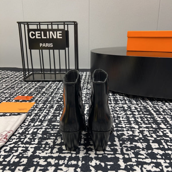 HM Vegas Ankle Boot 75mm Black Cowhide 952370