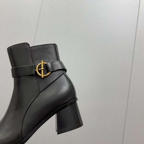 HM Jill 60 Ankle Boot Black Cowhide 968800