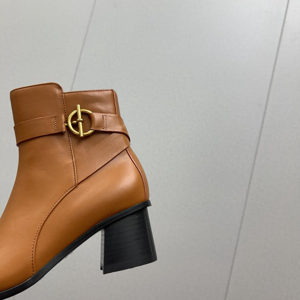 HM Jill 60 Ankle Boot Brown Cowhide 968799