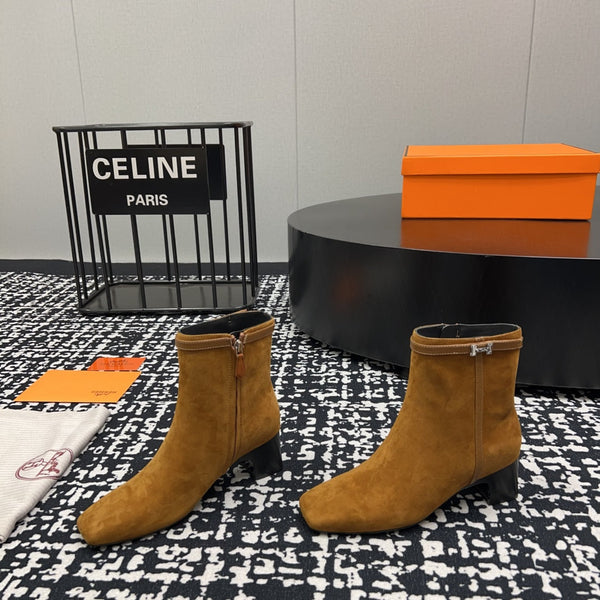 HM Botines Impérial 50mm Caramel Suede 952394