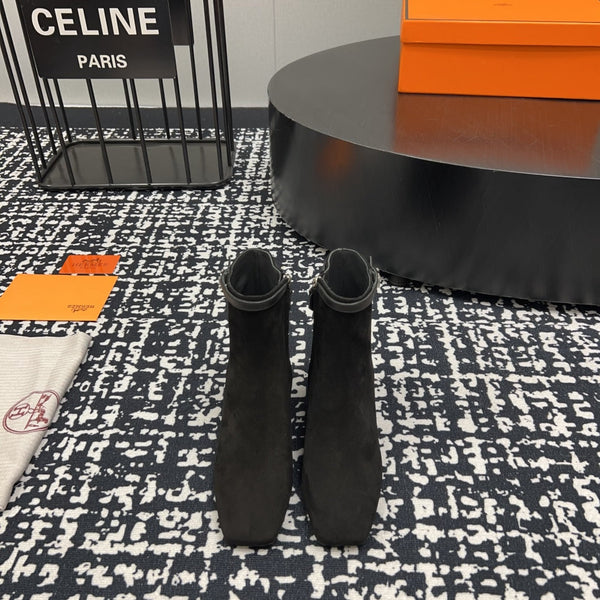 HM Botines Impérial 50mm Black Suede 952396