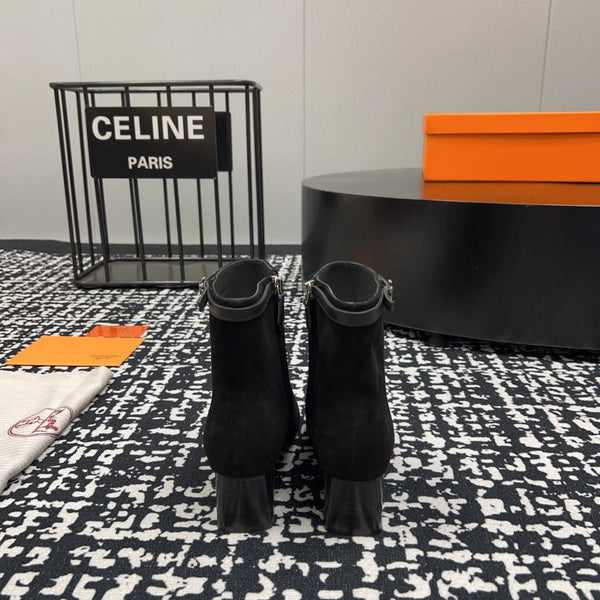 HM Botines Impérial 50mm Black Suede 952396