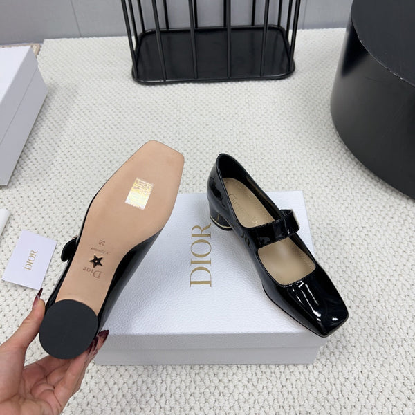Miss Dior Pump 45mm In Black Glossy Lambskin 995135
