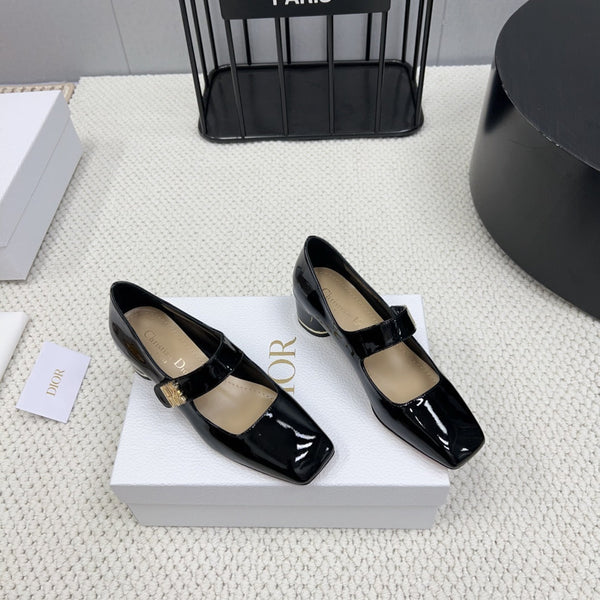 Miss Dior Pump 45mm In Black Glossy Lambskin 995135