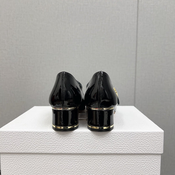 Miss Dior Pump 45mm In Black Glossy Lambskin 995135