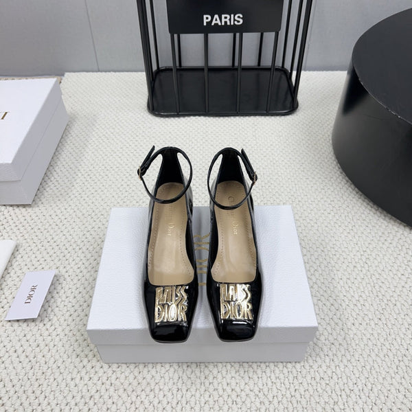 Miss Dior Pump 45mm In Black Glossy Lambskin 995141