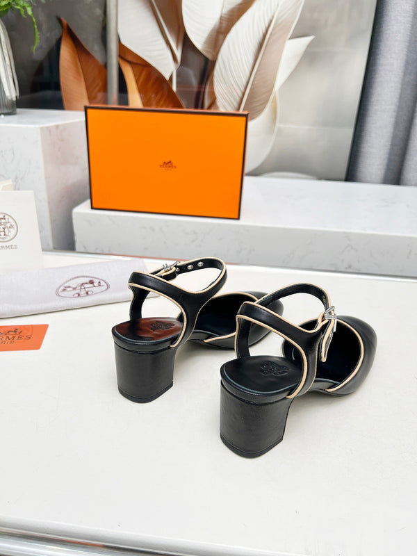 Kamilla ̉60 pump Black Lambskin 214074