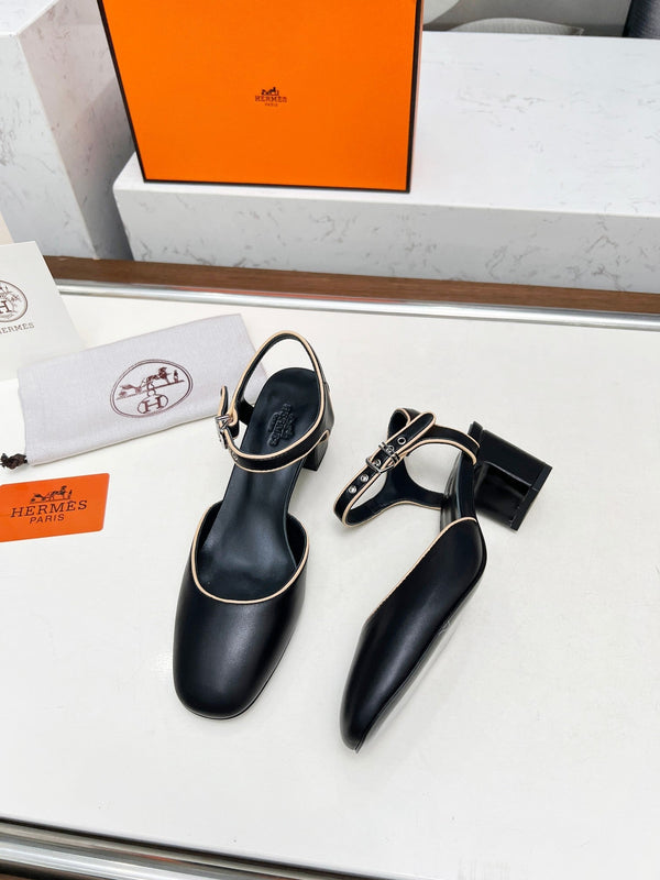 Kamilla ̉60 pump Black Lambskin 214074