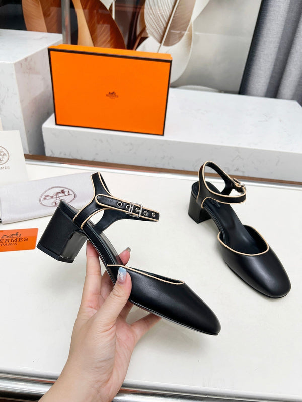 Kamilla ̉60 pump Black Lambskin 214074