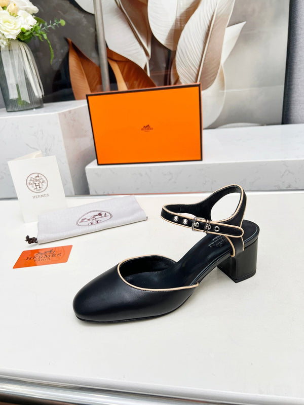 Kamilla ̉60 pump Black Lambskin 214074