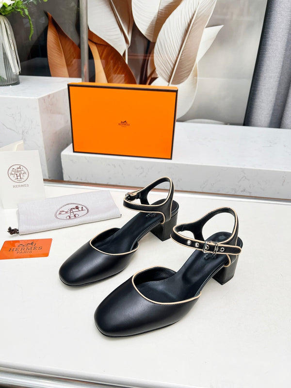 Kamilla ̉60 pump Black Lambskin 214074