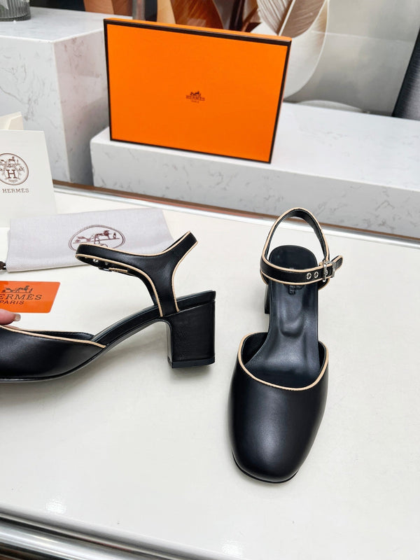Kamilla ̉60 pump Black Lambskin 214074