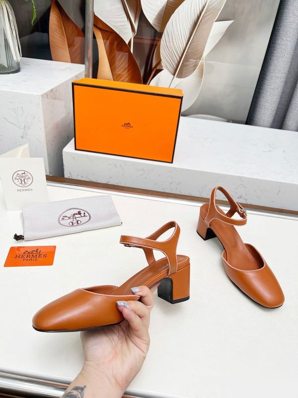 Kamilla ̉60 pump Tan Lambskin 214073