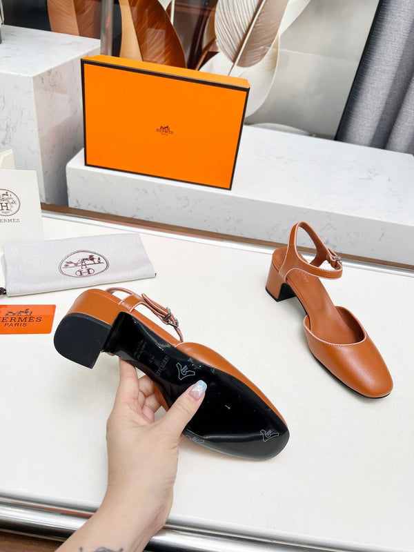 Kamilla ̉60 pump Tan Lambskin 214073