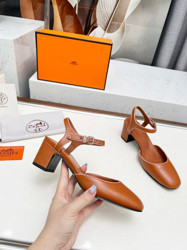 Kamilla ̉60 pump Tan Lambskin 214073