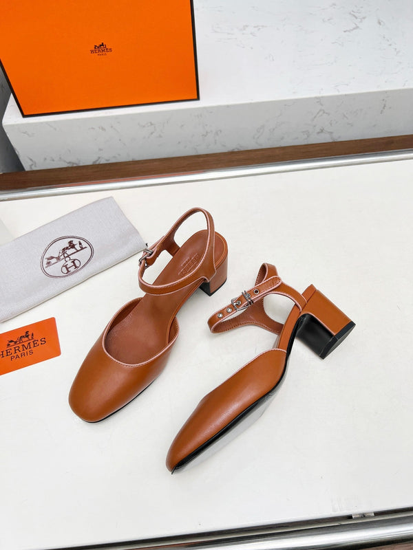 Kamilla ̉60 pump Tan Lambskin 214073