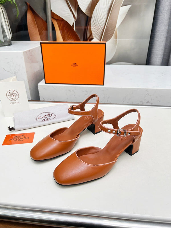 Kamilla ̉60 pump Tan Lambskin 214073