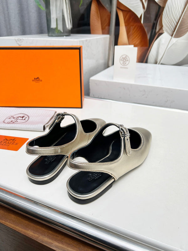 Kleo Slingback Gold Lambskin 214071