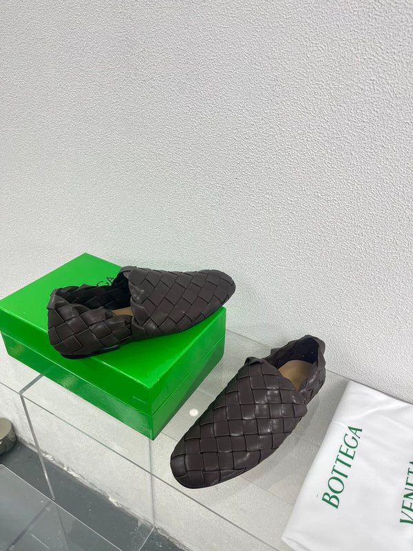 Bottega Veneta Intrecciato Dark Brown Lambskin 972903