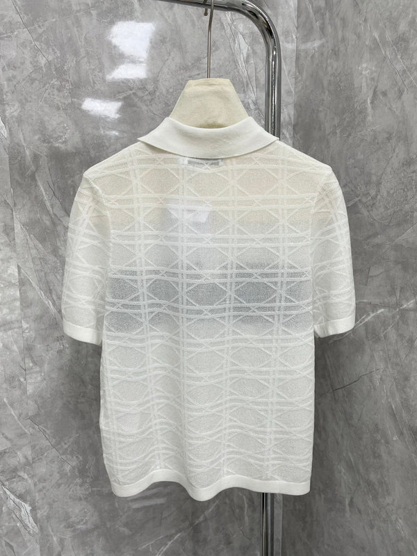 Dior 25 Polo Shirt Tencel with Wool 232755