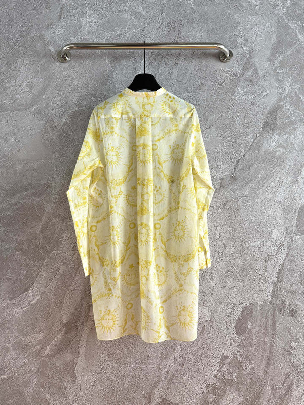 CD Shirt Lemon Yellow Cotton