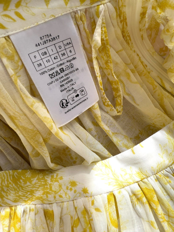 CD skirt Lemon Yellow Cotton