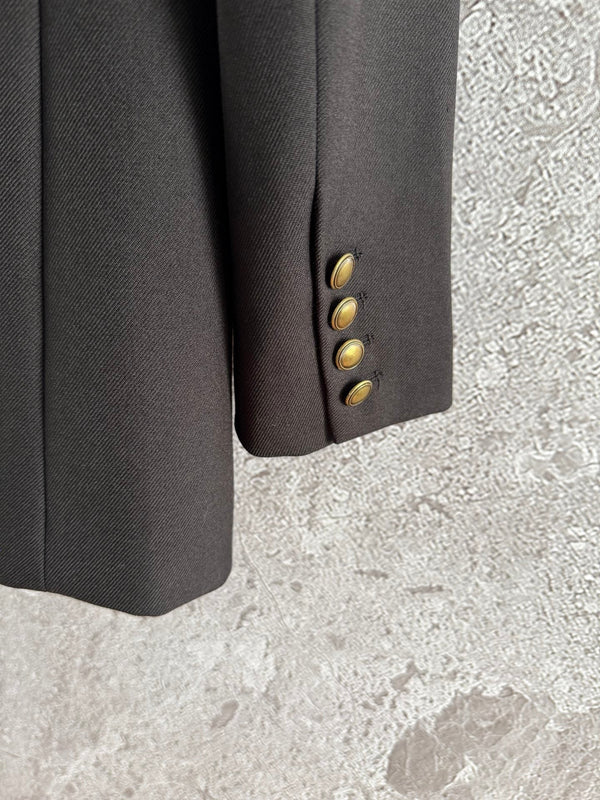 Giacca da abito YSL in lana nera
