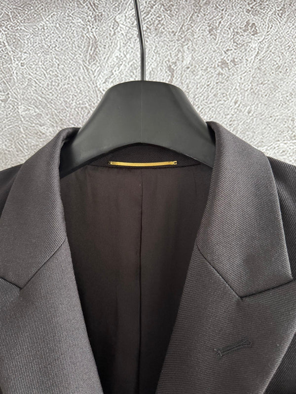 Giacca da abito YSL in lana nera
