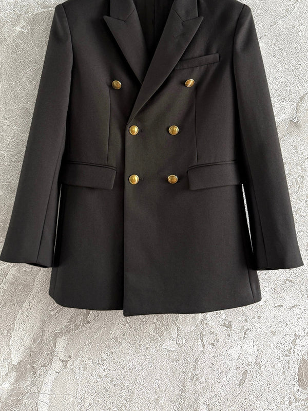 Giacca da abito YSL in lana nera