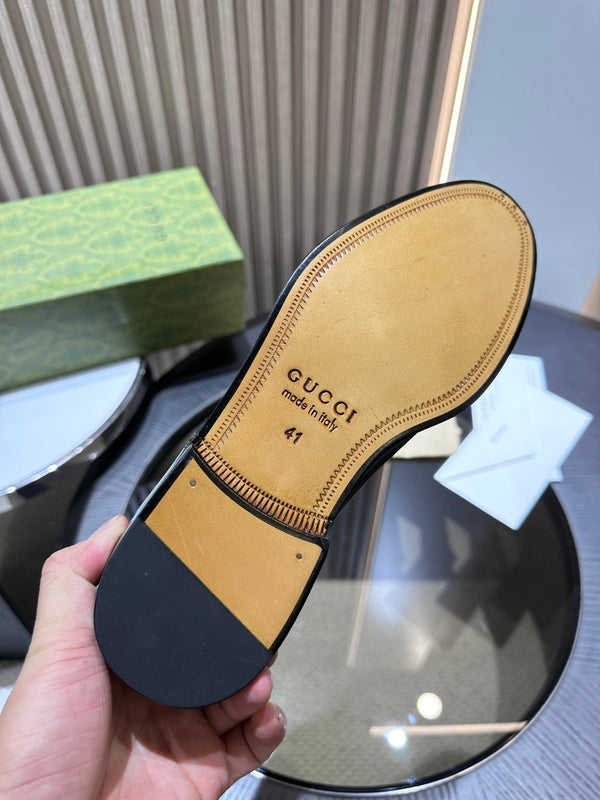 GG Men's Jordaan Shoe Black Patent Leather 527837