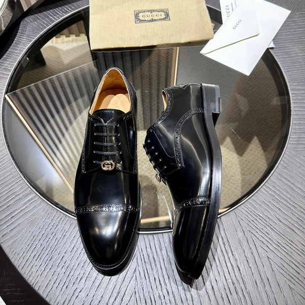 GG Men's Jordaan Shoe Black Patent Leather 527837