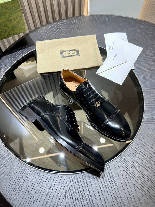 GG Men's Jordaan Shoe Black Patent Leather 527837