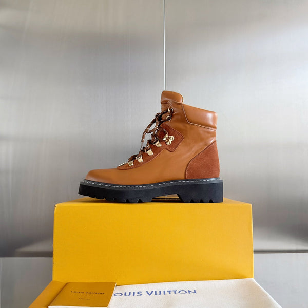 LV Territory Flat Ranger 40mm Pelle di vacchetta marrone