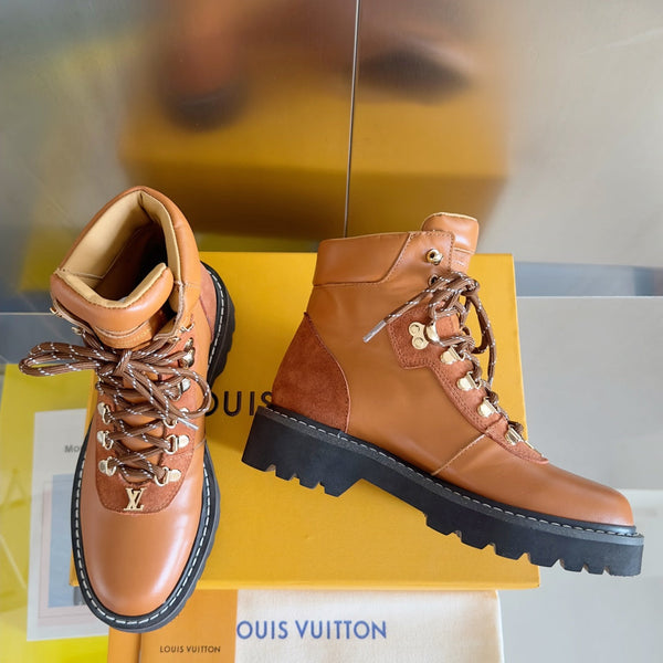 LV Territory Flat Ranger 40mm Pelle di vacchetta marrone